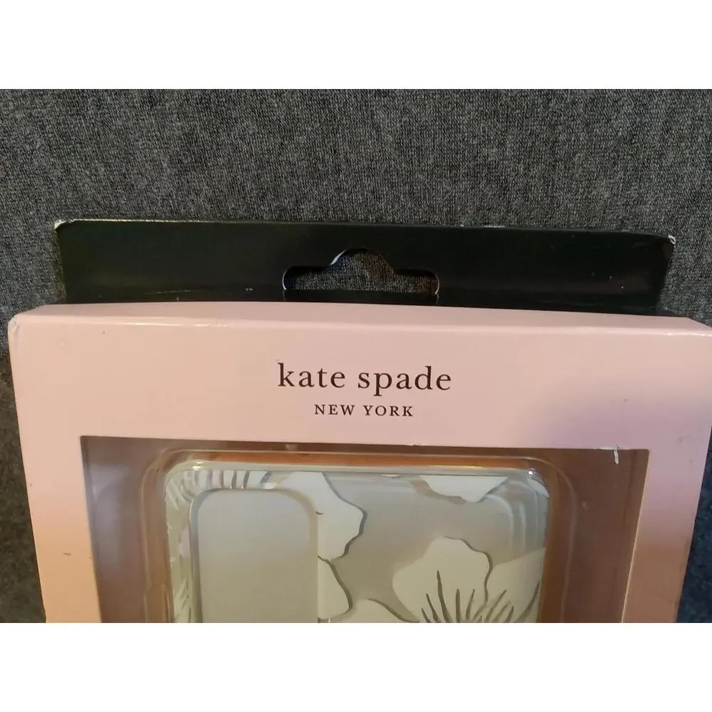 Kate Spade Hardshell Case Clear Pink Hollyhock Floral Samsung Galaxy S20 Plus